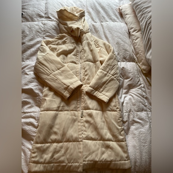 Vince creme / light pink long jacket - Picture 1 of 11